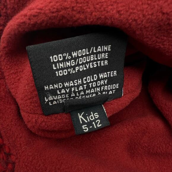 Everest Designs Wool Sherpa Hat Winter Cap Kids Youth Earflap Beanie Toque Nepal - Picture 8 of 8